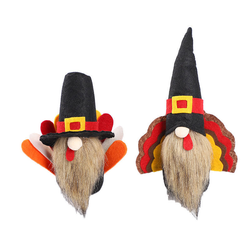 Turkey Rudolph Thanksgiving Decoration Doll