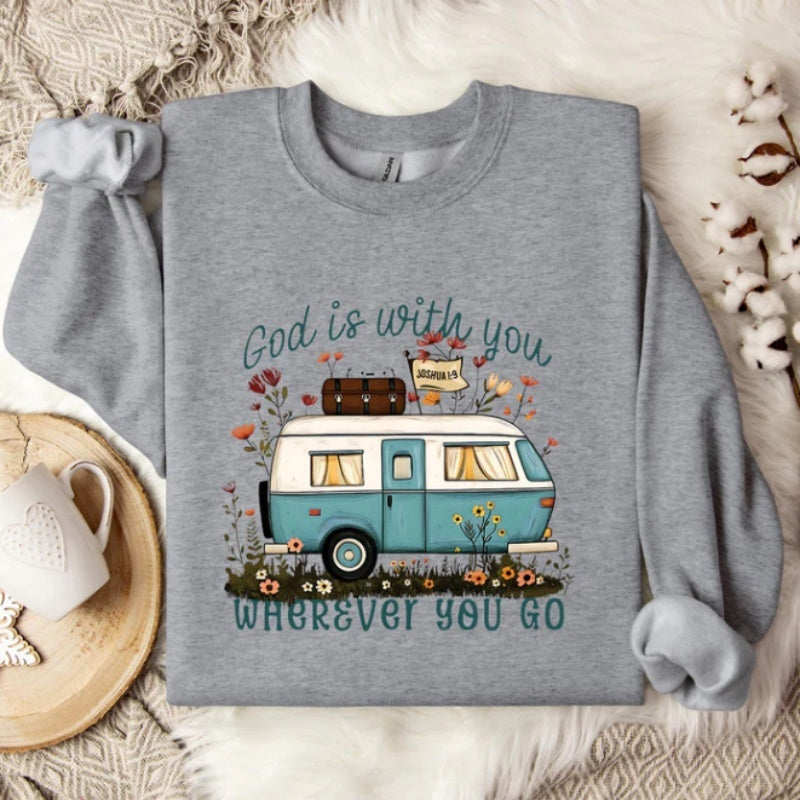 Casual Round Neck Men's And Women's Loose Sweater