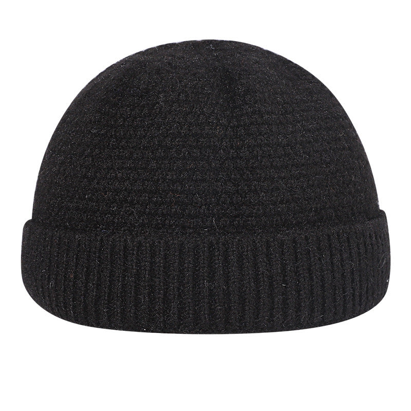 Outdoor Winter Warm Hemming Knitted Woolen Cap