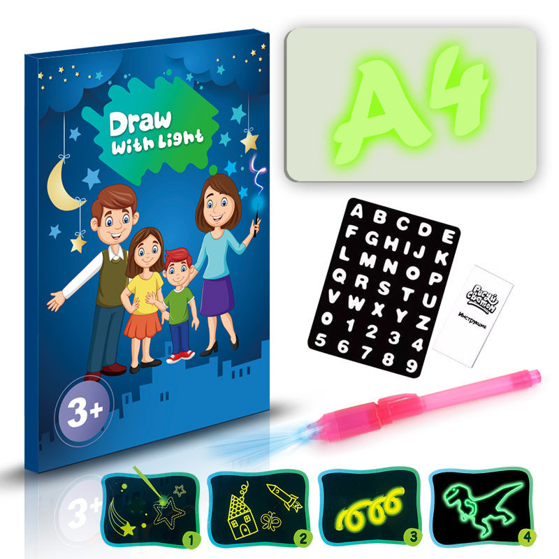 Educational Light Effects Puzzle Board Sketchpad Toy