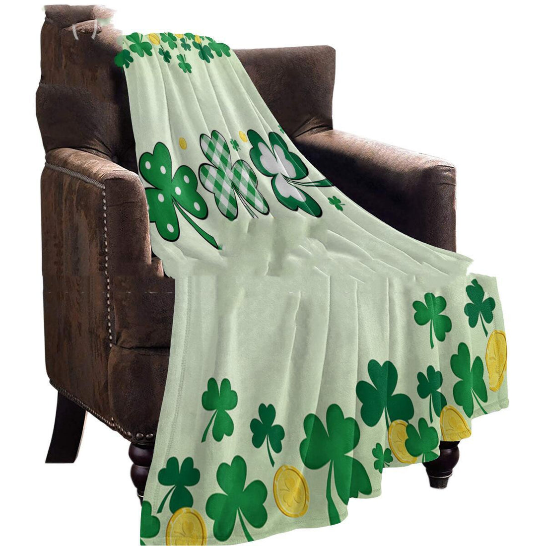 St Patrick's Day Flannel Blanket