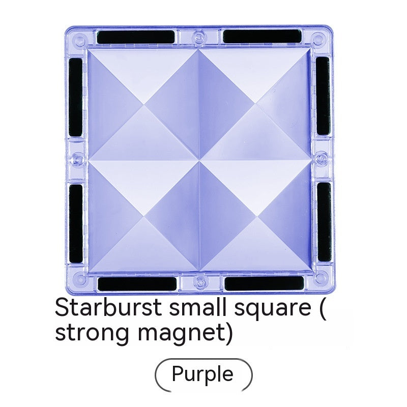 Color Window Magnetic Building Blocks Assembly