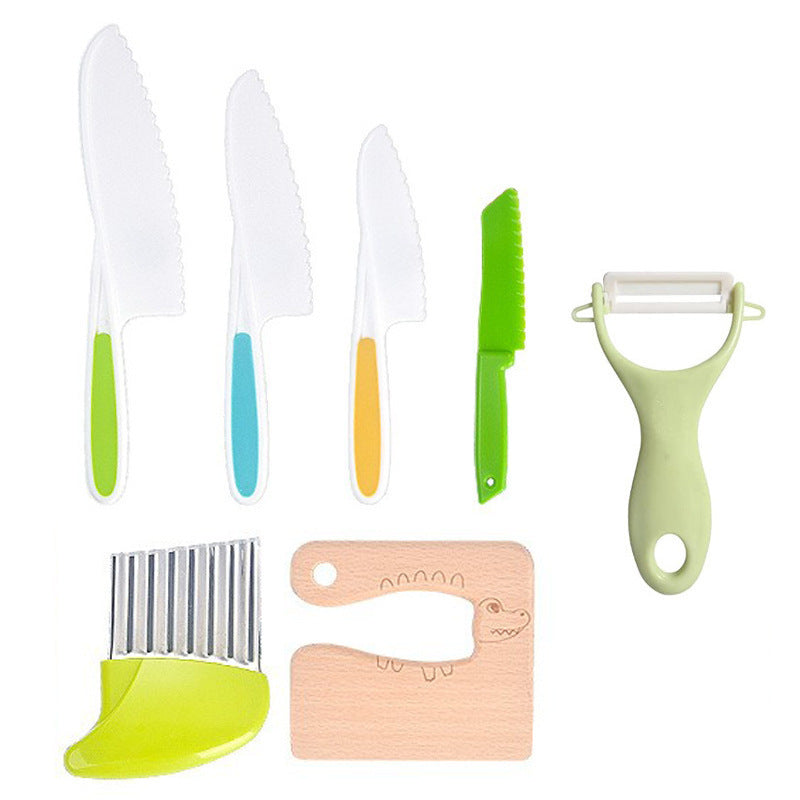 Children's Safety Kitchen Knife Suit Saw