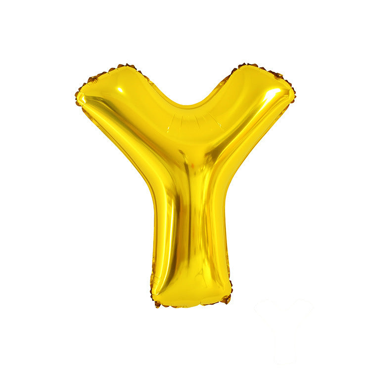 English Letter Aluminum Balloon Birthday Party Decoration