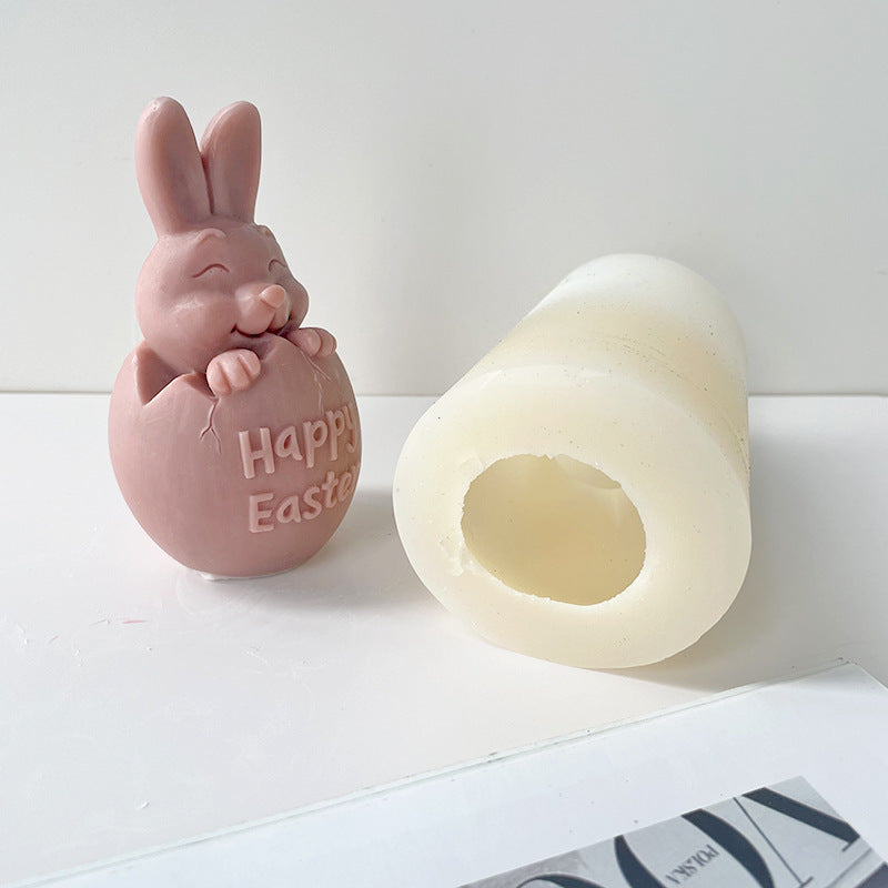 Candle Mold Rabbit Aromatherapy Plaster Ornaments