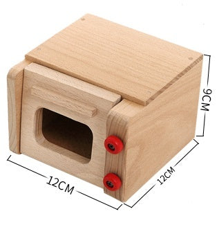 1-6 Years Old Solid Wood Play House Toy