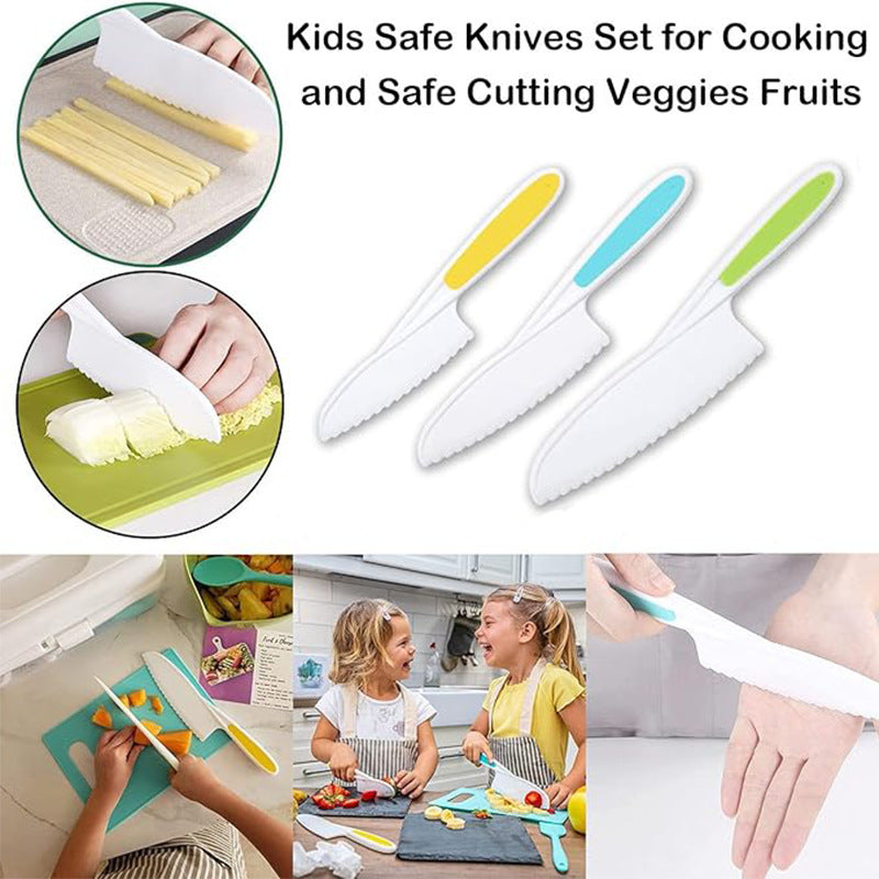 Children's Safety Kitchen Knife Suit Saw