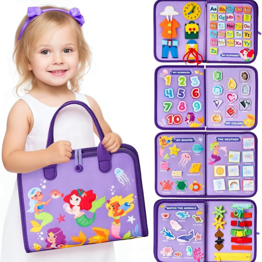 Children's Busy Board Sensory Learning Toy