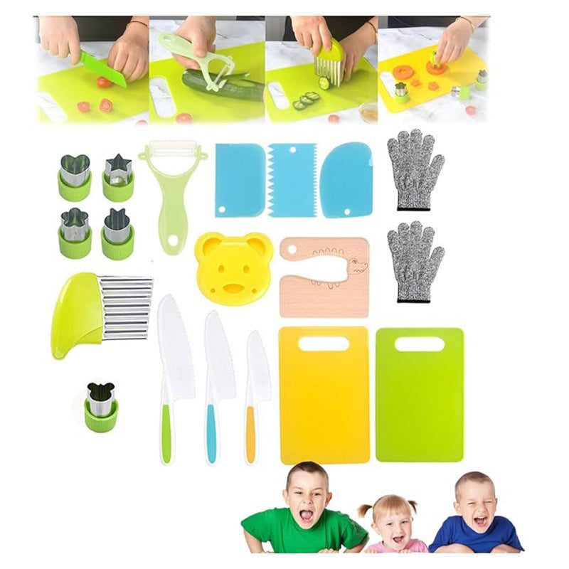 Children's Safety Kitchen Knife Suit Saw