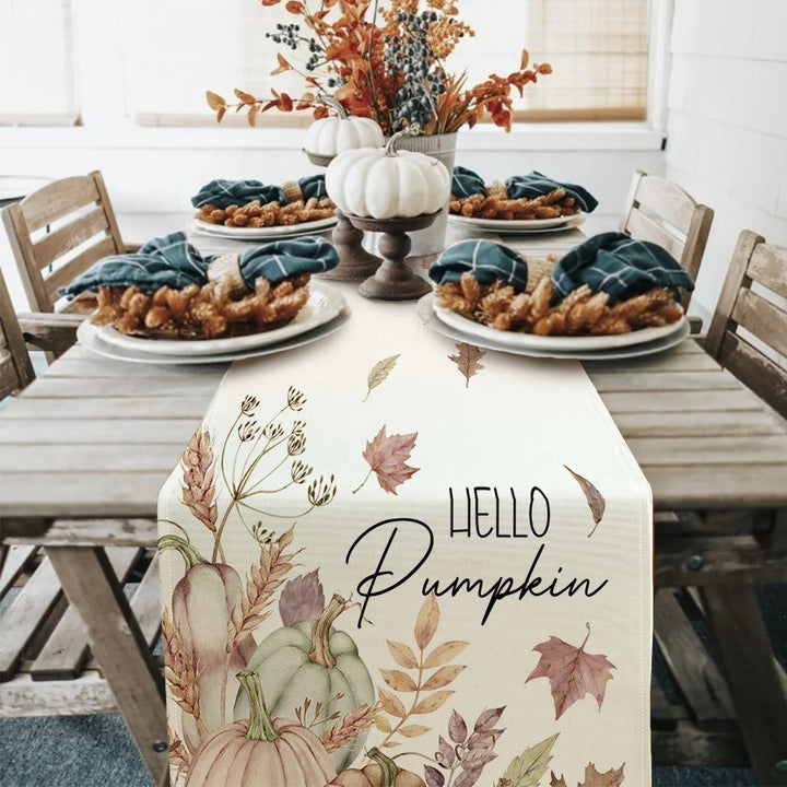 Thanksgiving Holiday Decoration Kitchen Tablecloth