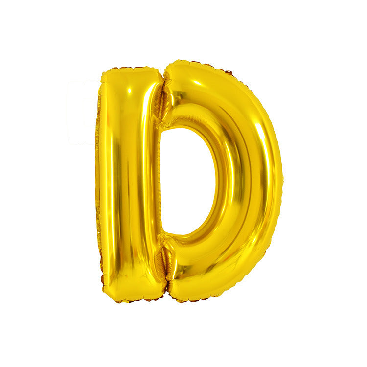 English Letter Aluminum Balloon Birthday Party Decoration
