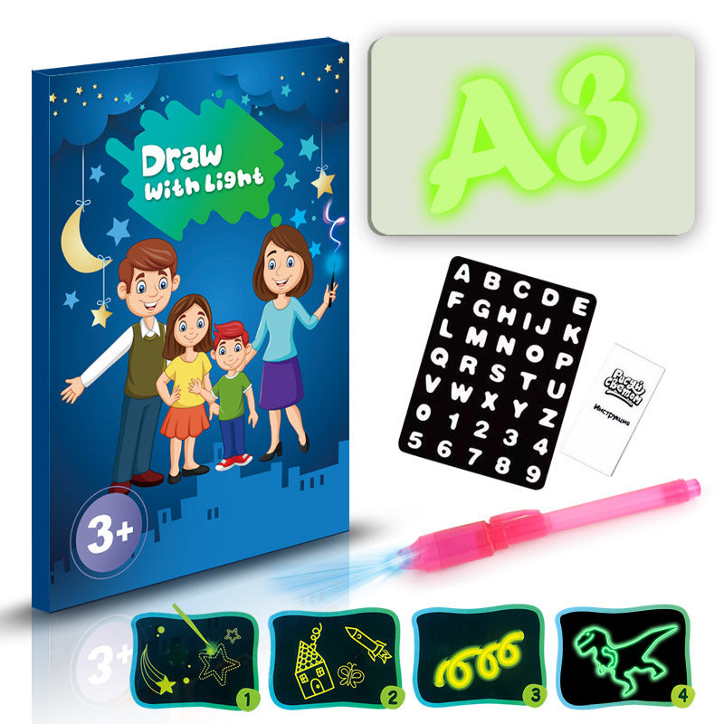 Educational Light Effects Puzzle Board Sketchpad Toy