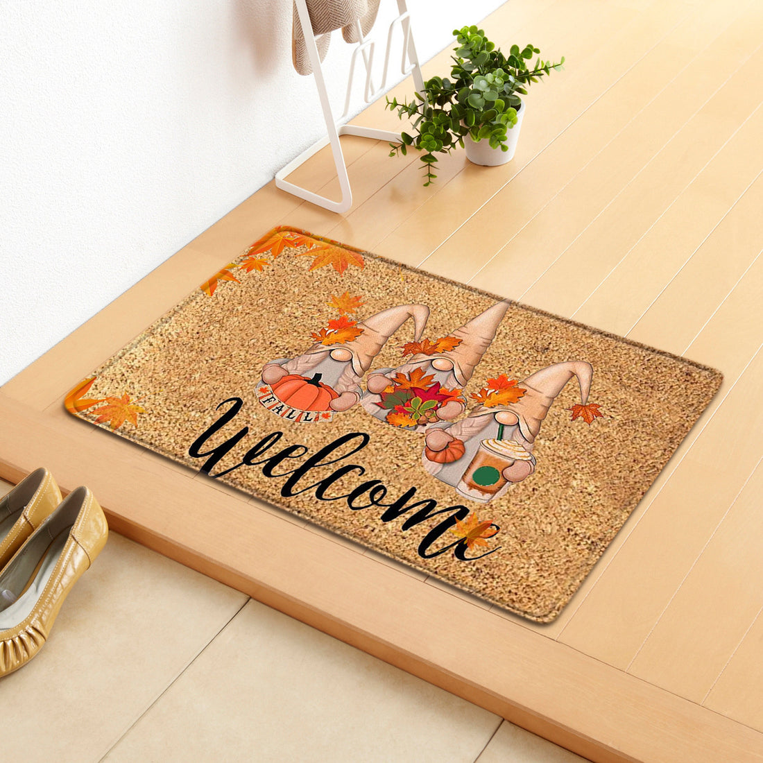 Fall Autumn Pumpkin Doormat Thanksgiving