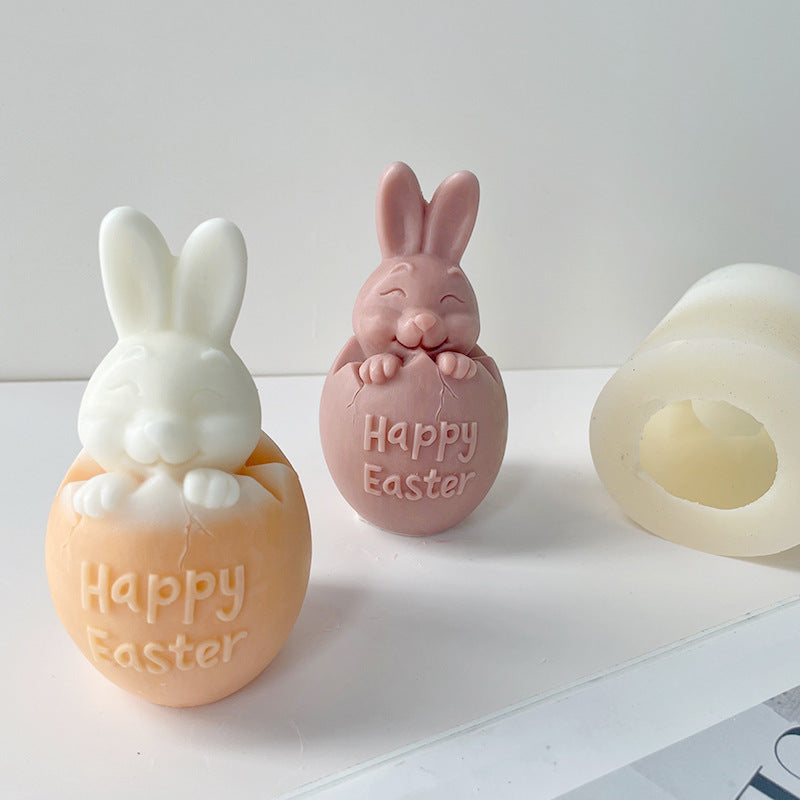 Candle Mold Rabbit Aromatherapy Plaster Ornaments