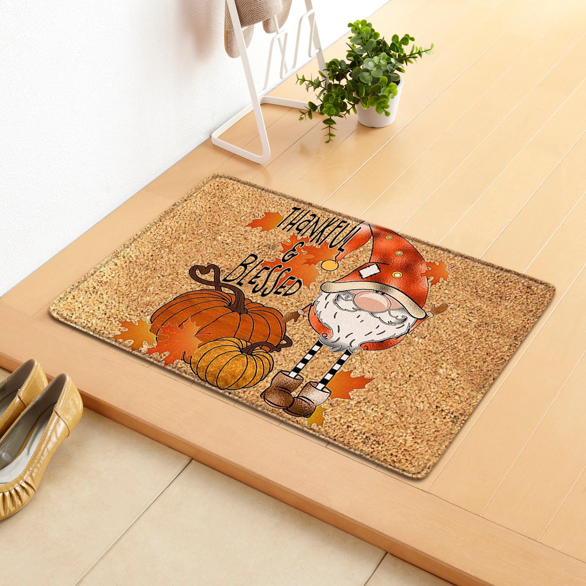 Fall Autumn Pumpkin Doormat Thanksgiving
