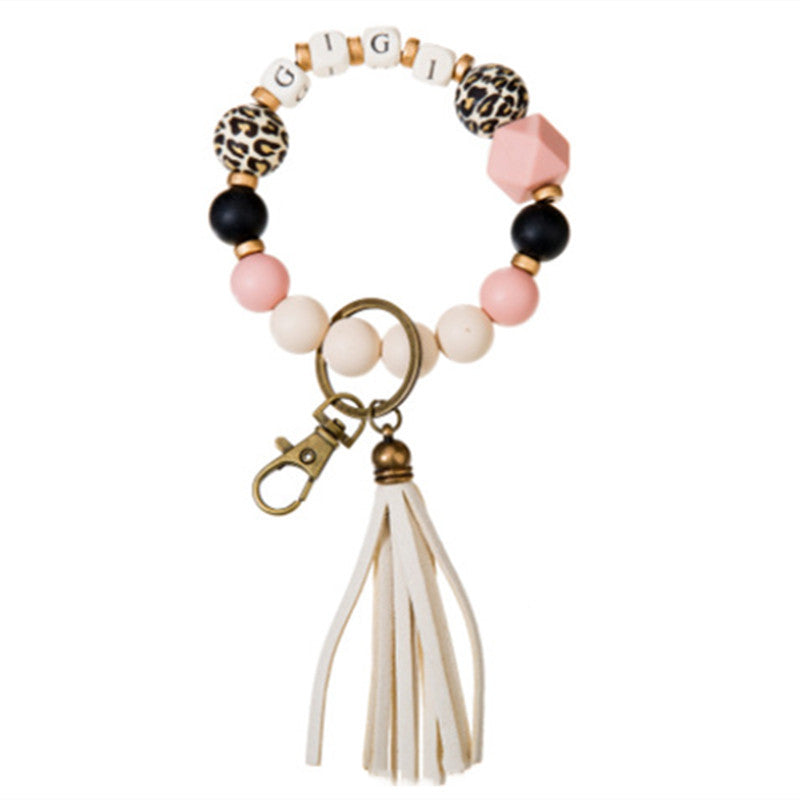 Mother's Day Beech Silicone Bead Bracelet