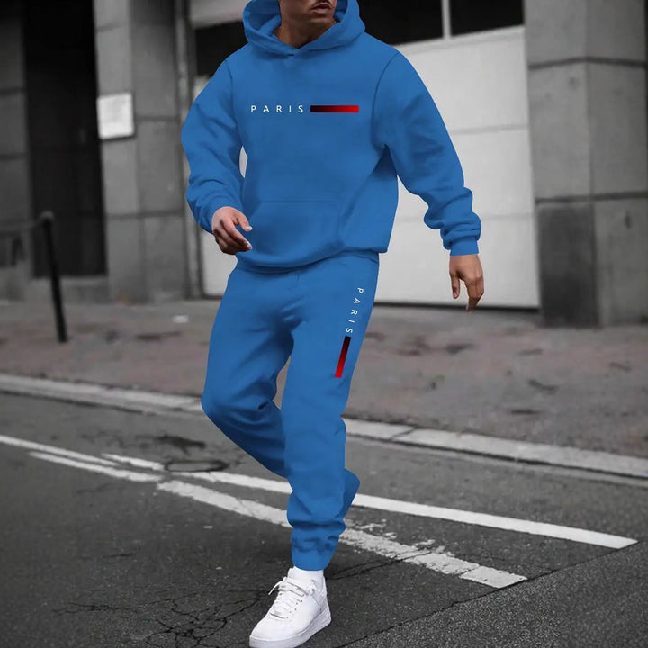 Men's Sweater Sport Pants Suit