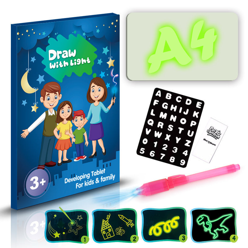 Educational Light Effects Puzzle Board Sketchpad Toy