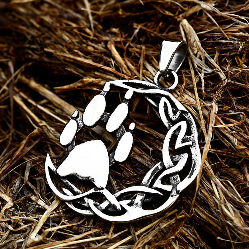 Nordic Viking Celtic Knot Titanium Steel Pendant