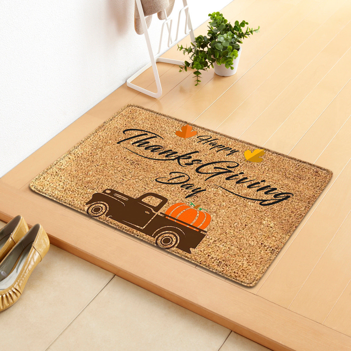 Fall Autumn Pumpkin Doormat Thanksgiving