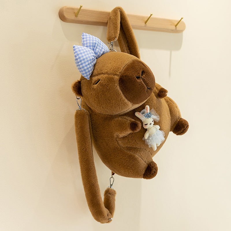 Capybara Backpack Plush Toy