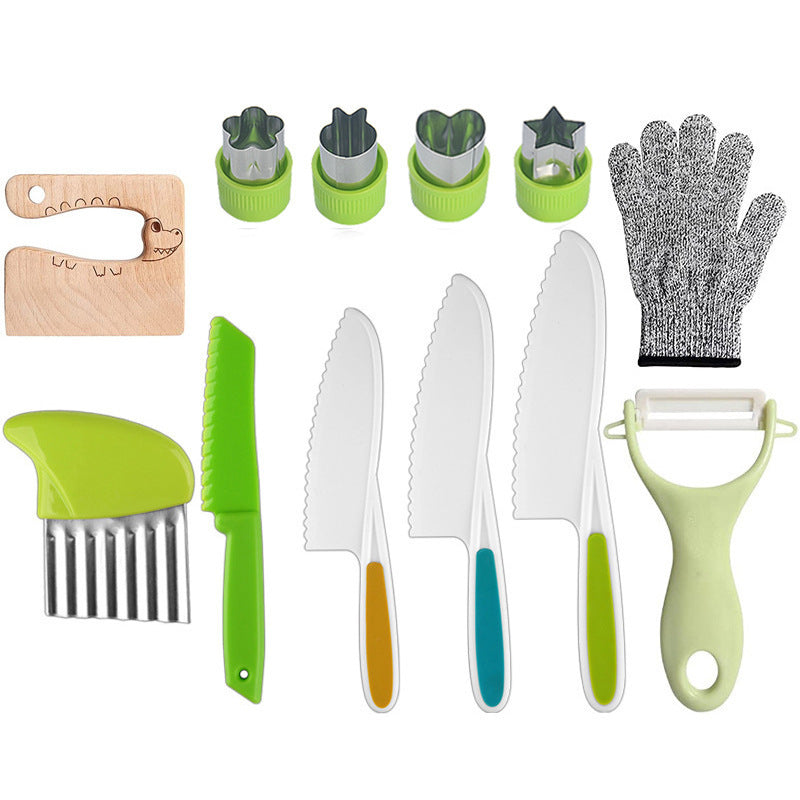 Children's Safety Kitchen Knife Suit Saw