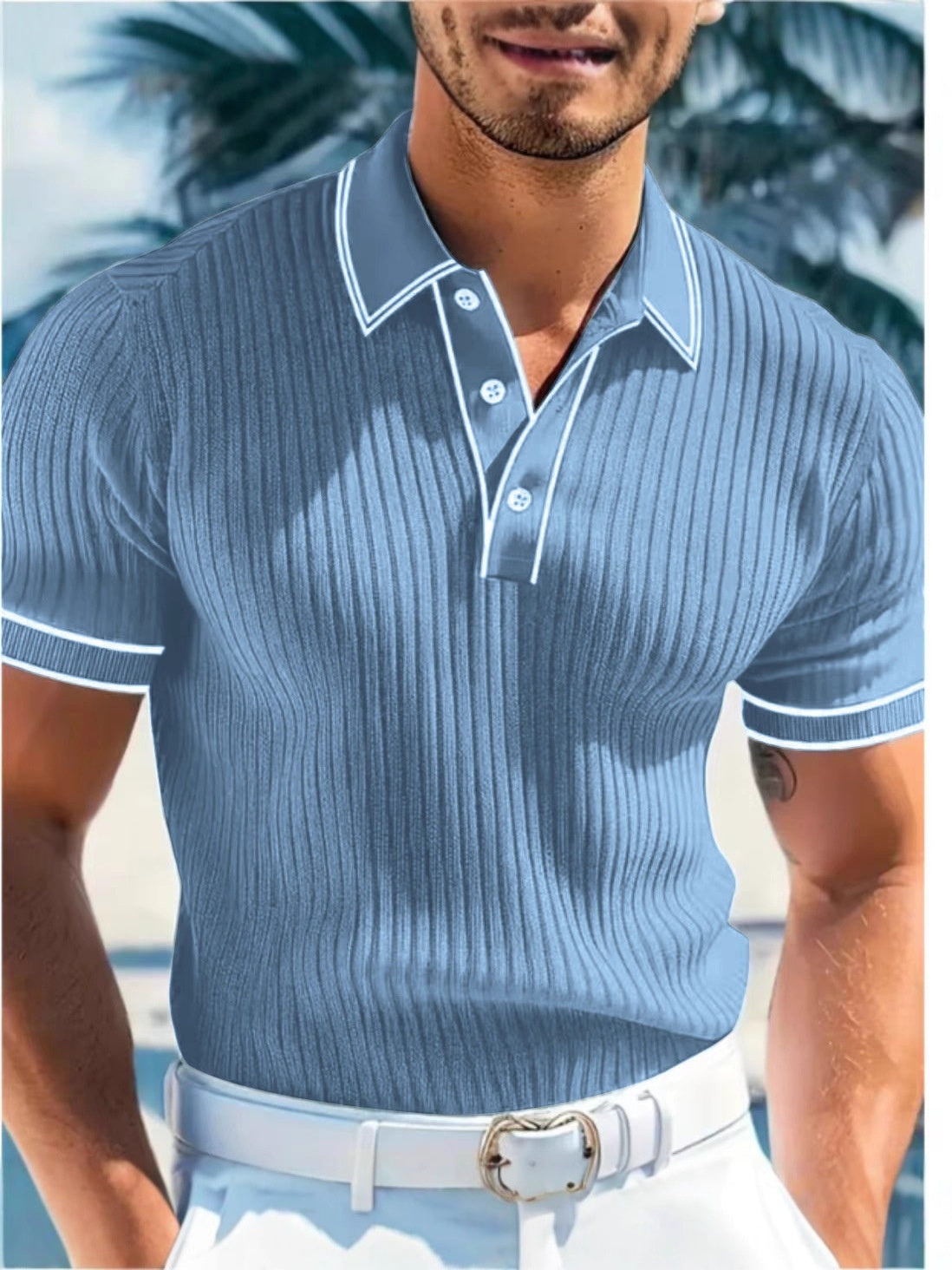 Men's POLO Short-sleeved Shirt Summer