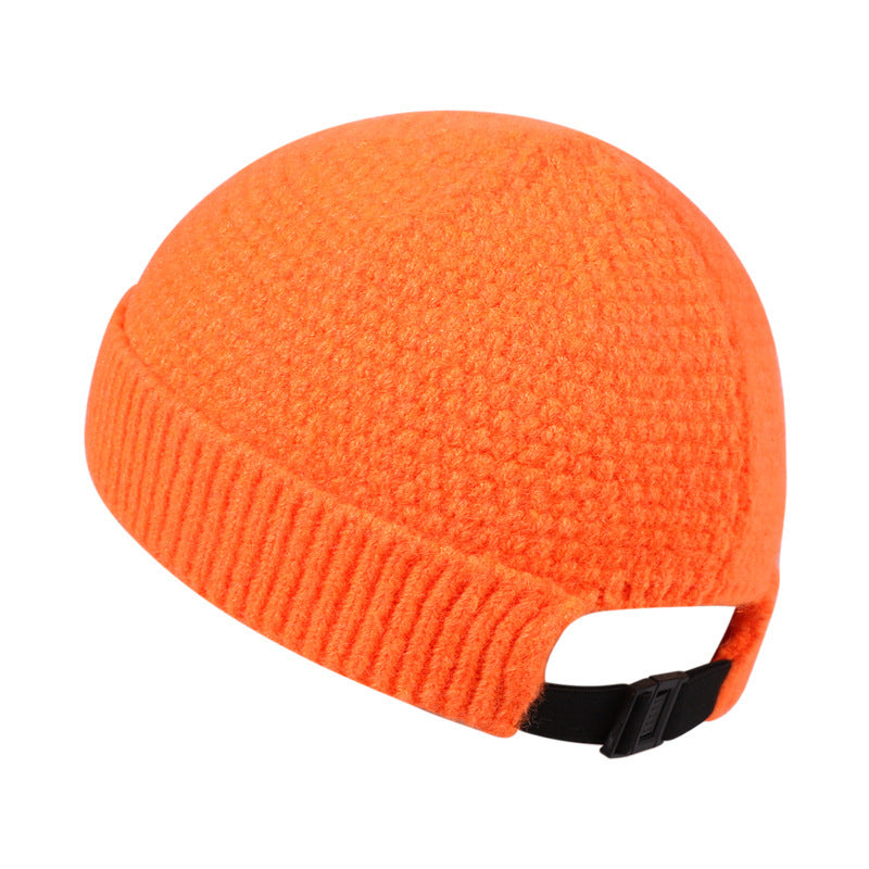 Outdoor Winter Warm Hemming Knitted Woolen Cap