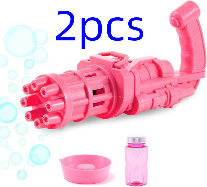 Kids Plastic Machine Bubbles Gun Toy