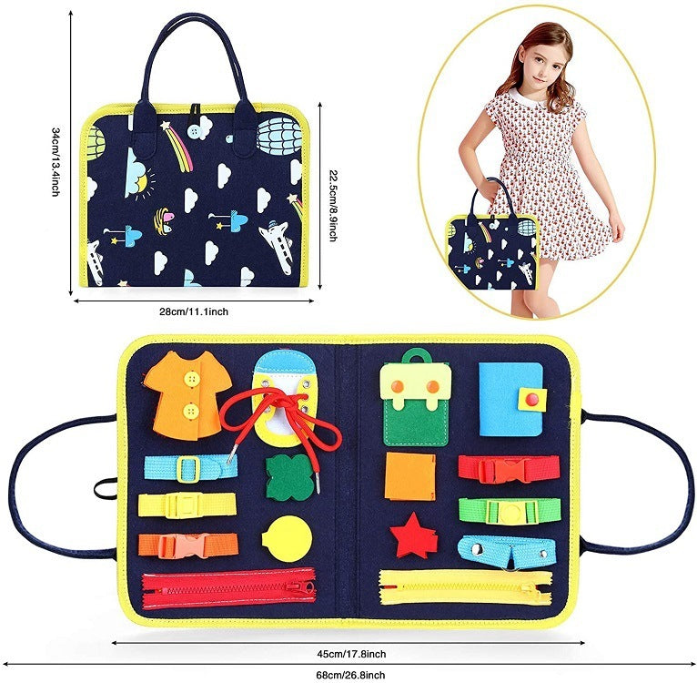 Children's Busy Board Sensory Learning Toy