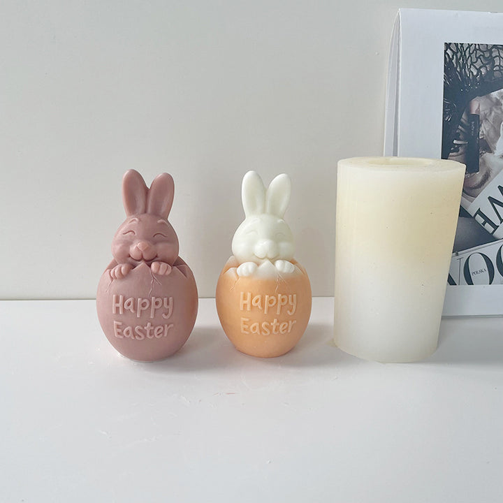 Candle Mold Rabbit Aromatherapy Plaster Ornaments