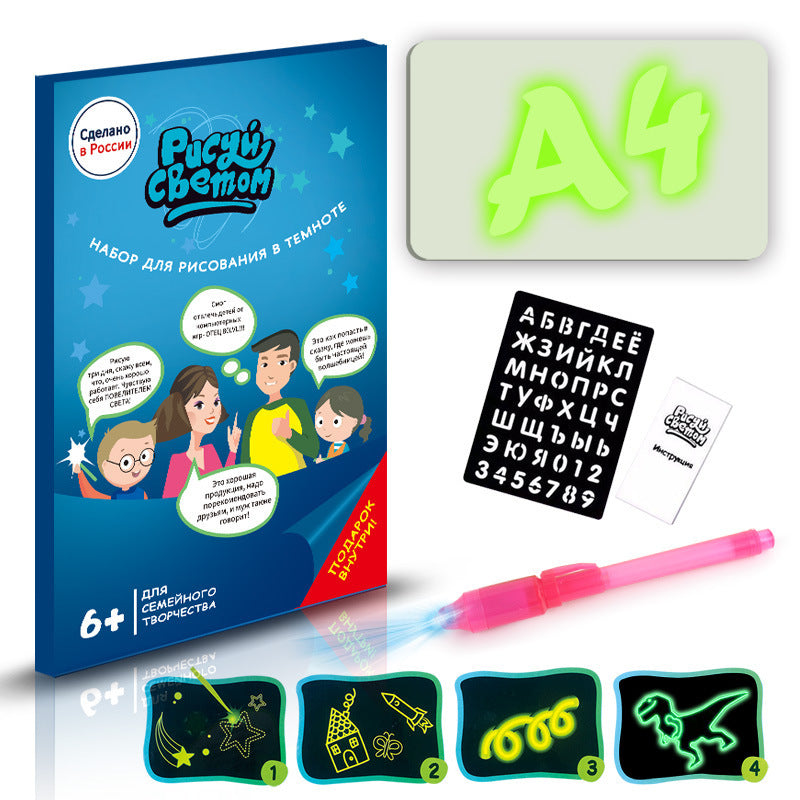 Educational Light Effects Puzzle Board Sketchpad Toy