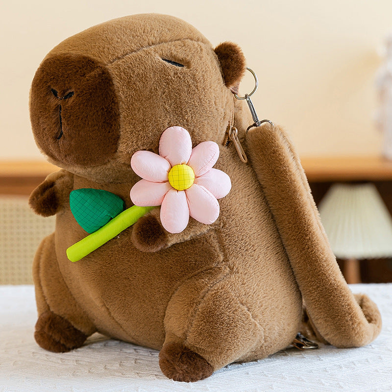 Capybara Backpack Plush Toy