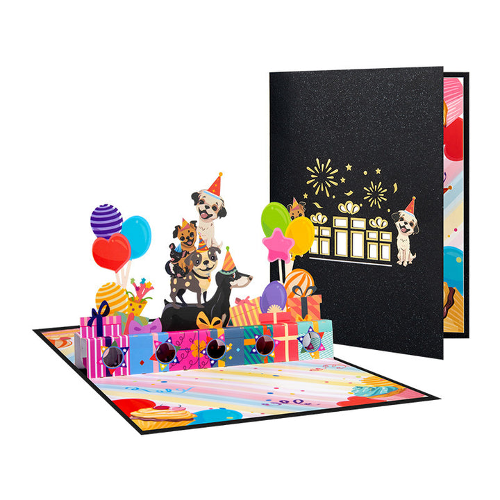 Creative 3D Stereoscopic Cash Gift Card