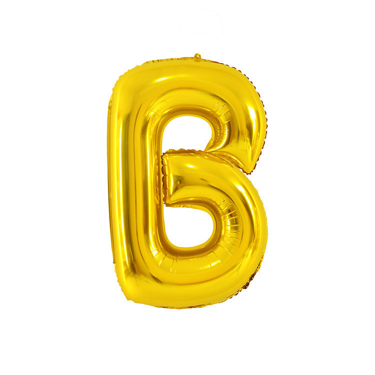 English Letter Aluminum Balloon Birthday Party Decoration