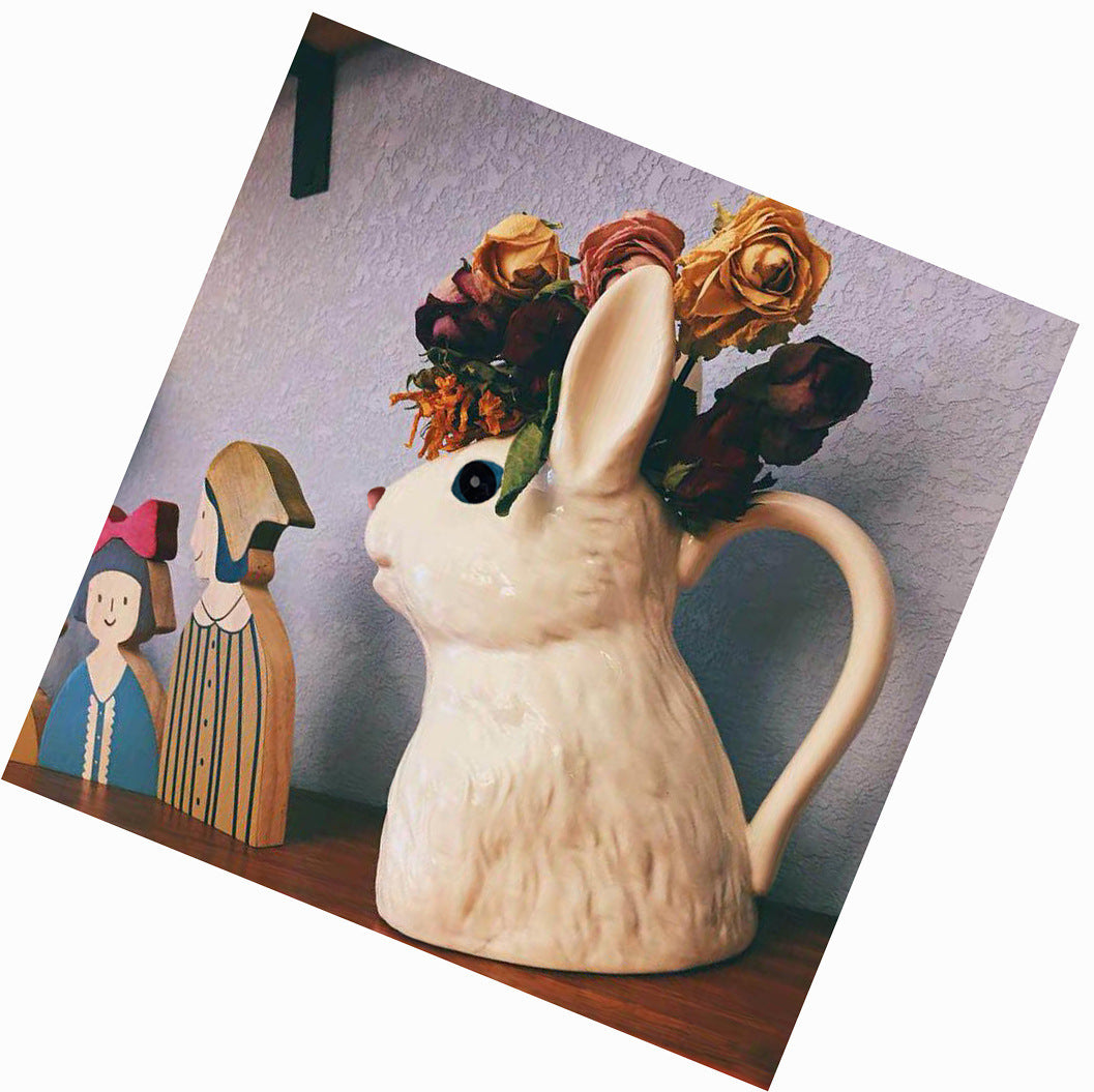 Ceramic Cute Rabbit Sprinkler Easter