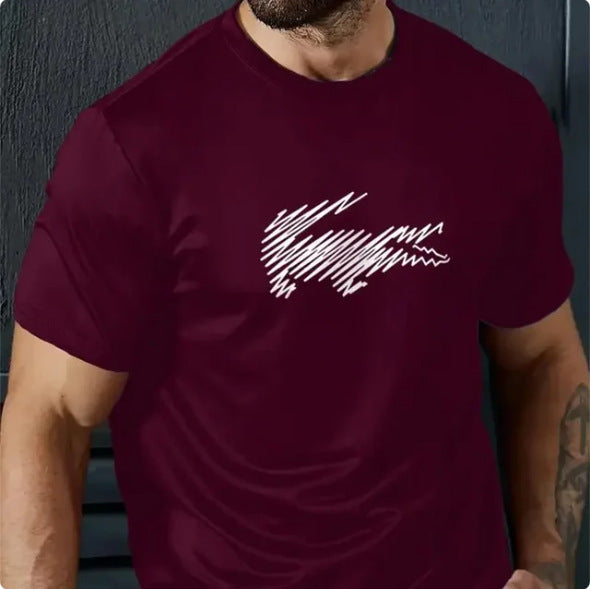 Men's Casual 3d Printed Short Sleeve Shirt
