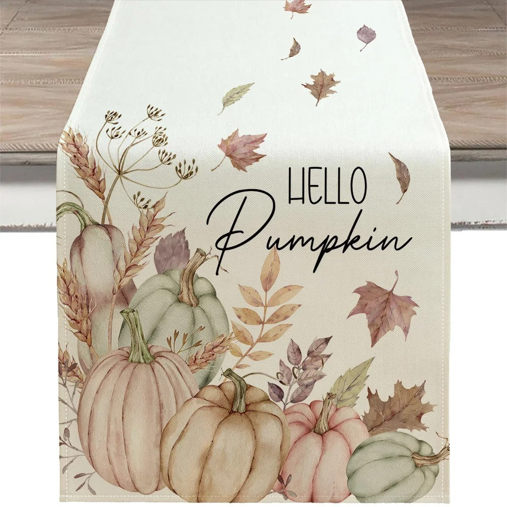 Thanksgiving Holiday Decoration Kitchen Tablecloth