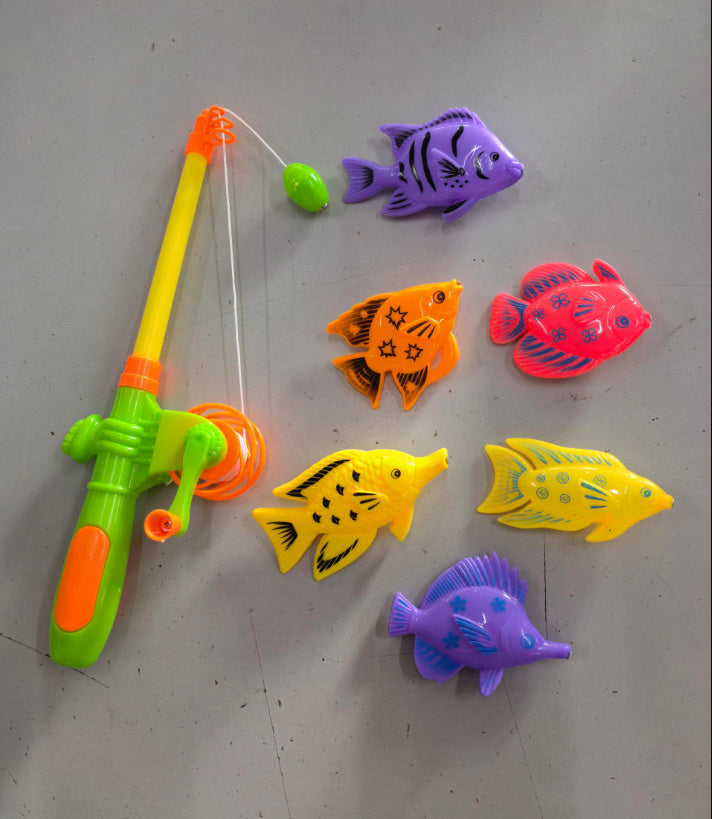 Magnetic Fishing Toy With 6 fish And a Fishing Rod
