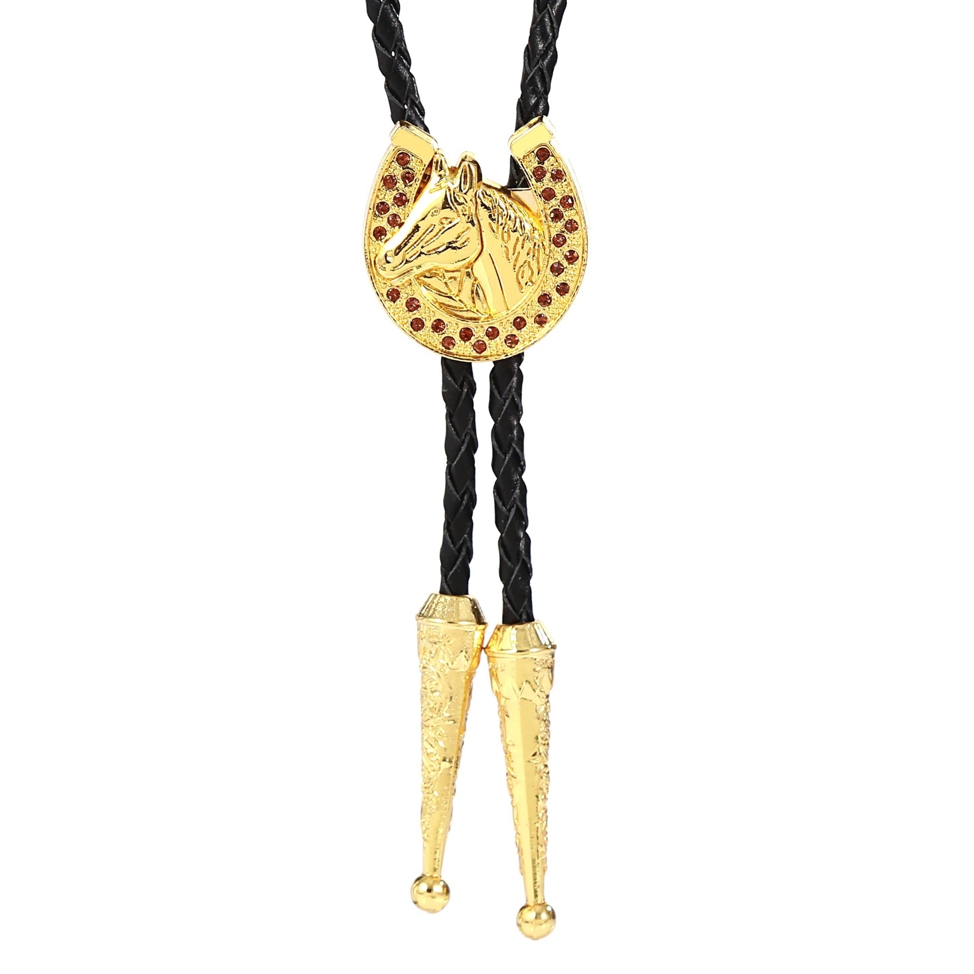 Celtic Pattern Turquoise Agate Bolo Tie