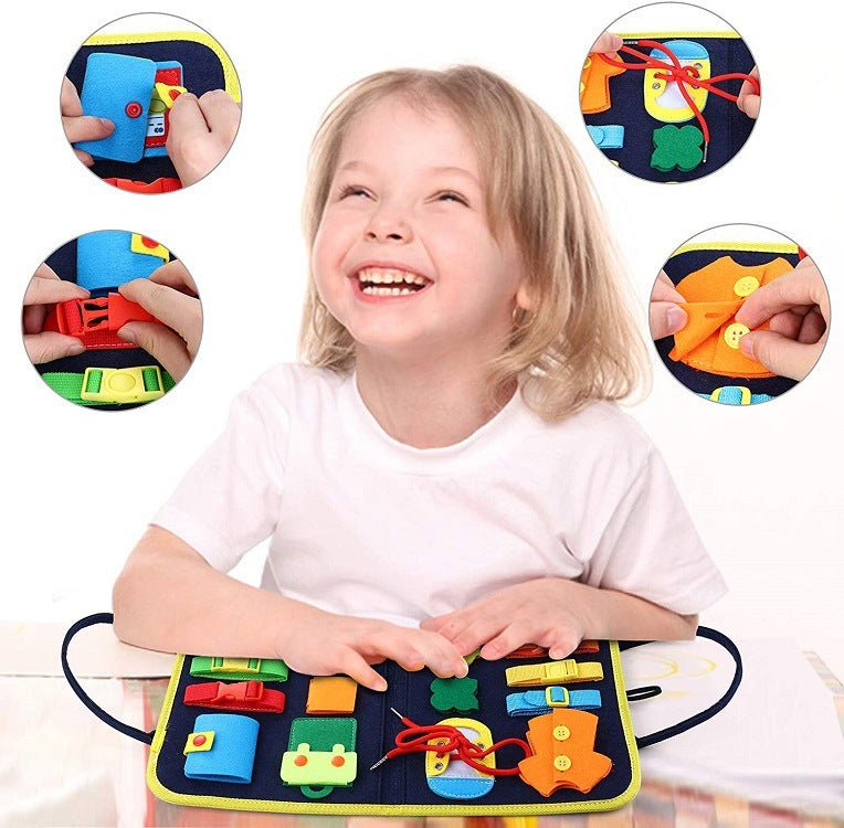 Children's Busy Board Sensory Learning Toy