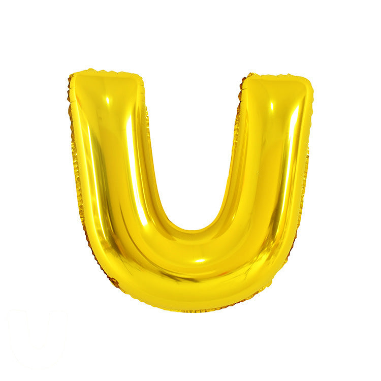 English Letter Aluminum Balloon Birthday Party Decoration
