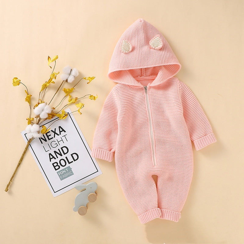 Baby Zipper One-piece Rompers Jumpsuit