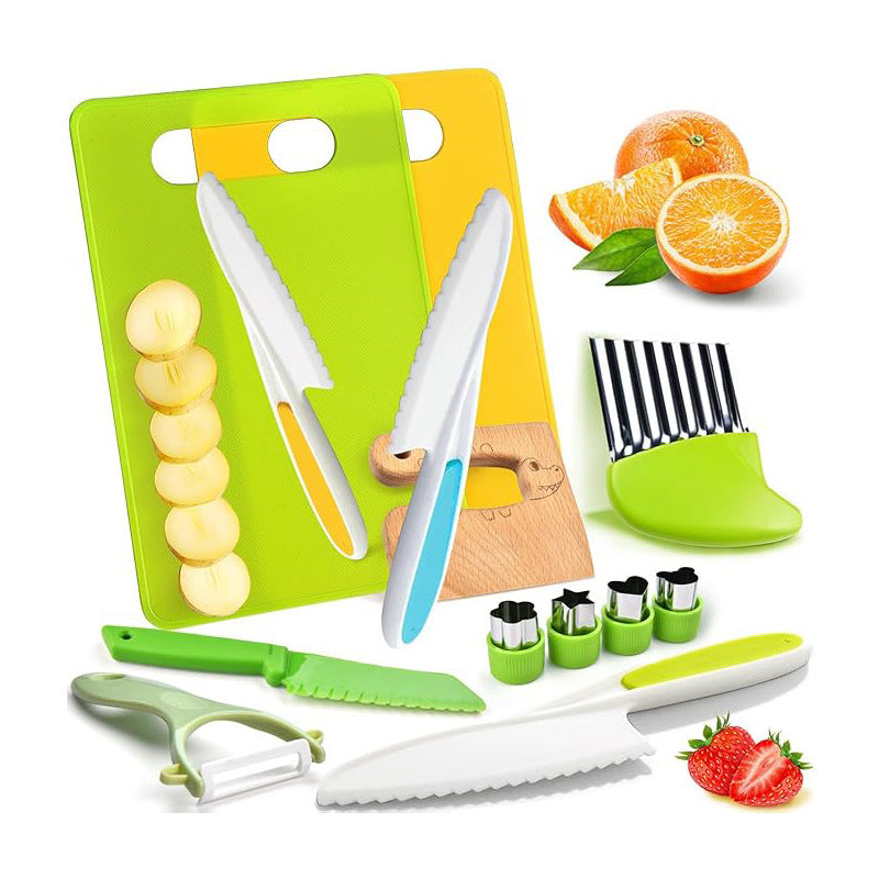Children's Safety Kitchen Knife Suit Saw