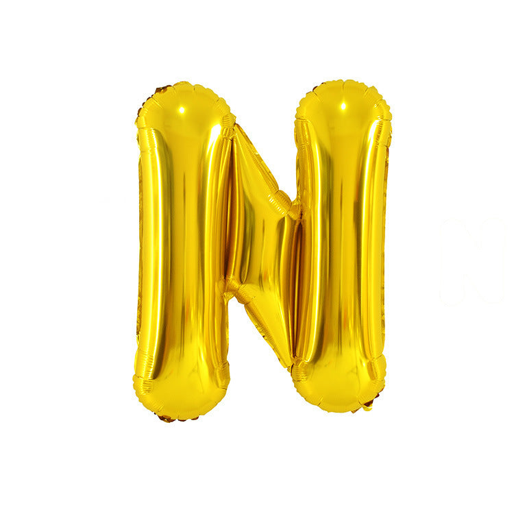 English Letter Aluminum Balloon Birthday Party Decoration