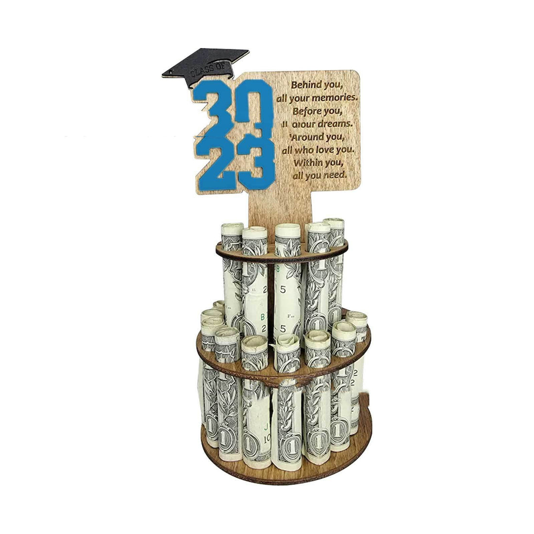 Wooden Money Clip For Graduation Gift Crafts