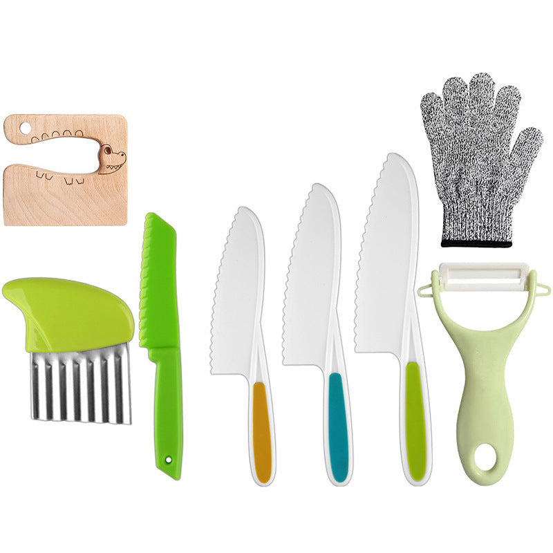 Children's Safety Kitchen Knife Suit Saw