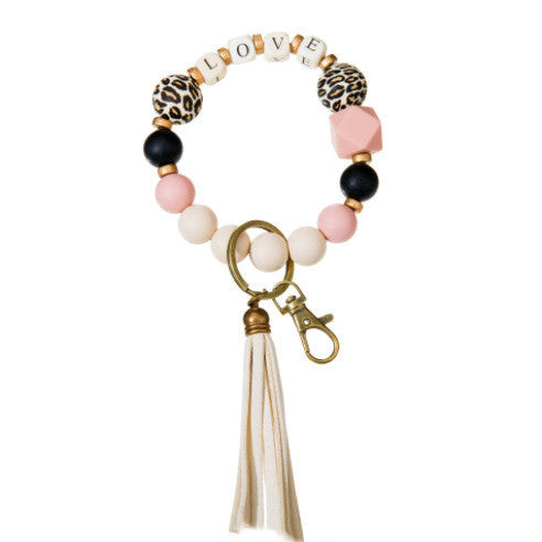 Mother's Day Beech Silicone Bead Bracelet