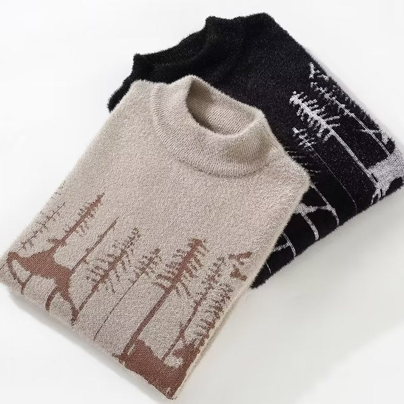 Men’s Winter Half Turtleneck Sweater