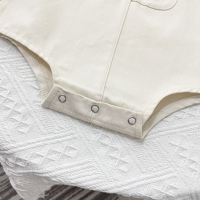 Baby Loose Korean Style Rainbow Romper